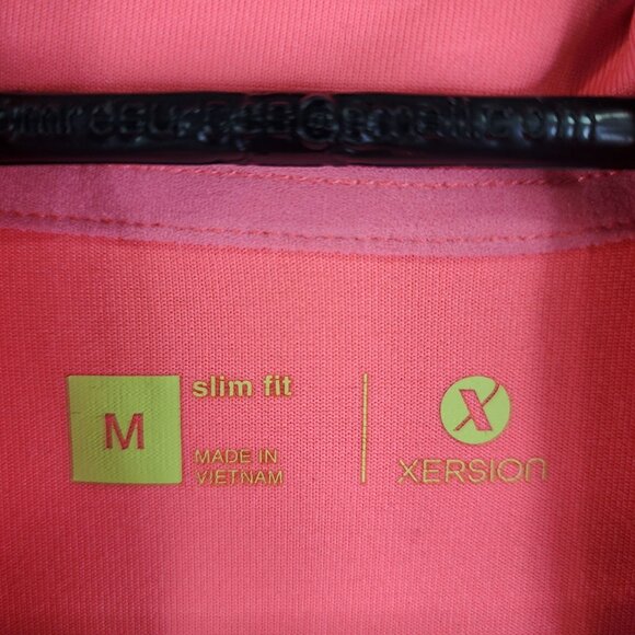 Womens Xersion Pullover Top Shirt Slim Fit 1/2 Zip Pink Black Gray Long Sleeve M - Picture 6 of 12